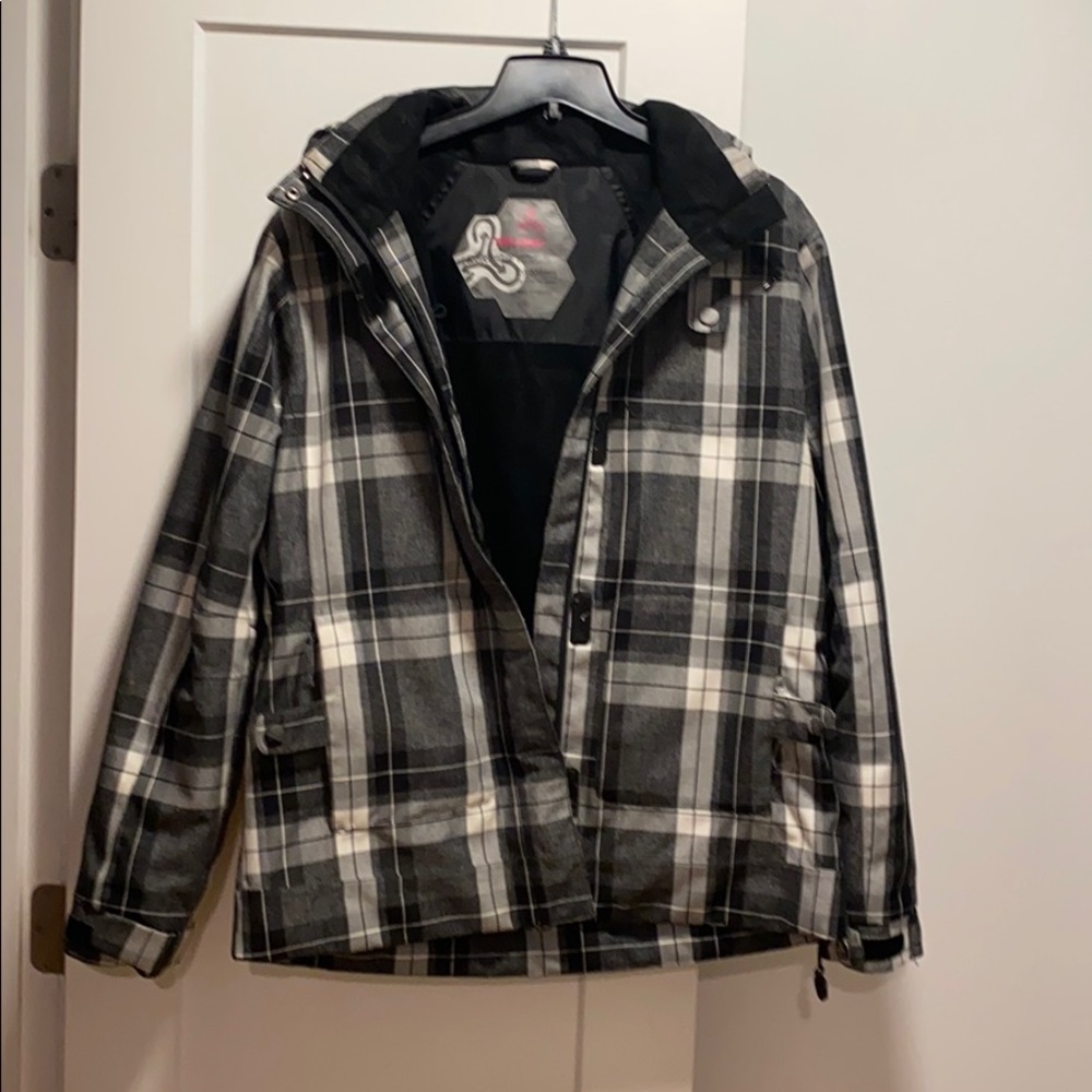 Black & White Snowboarding Jacket